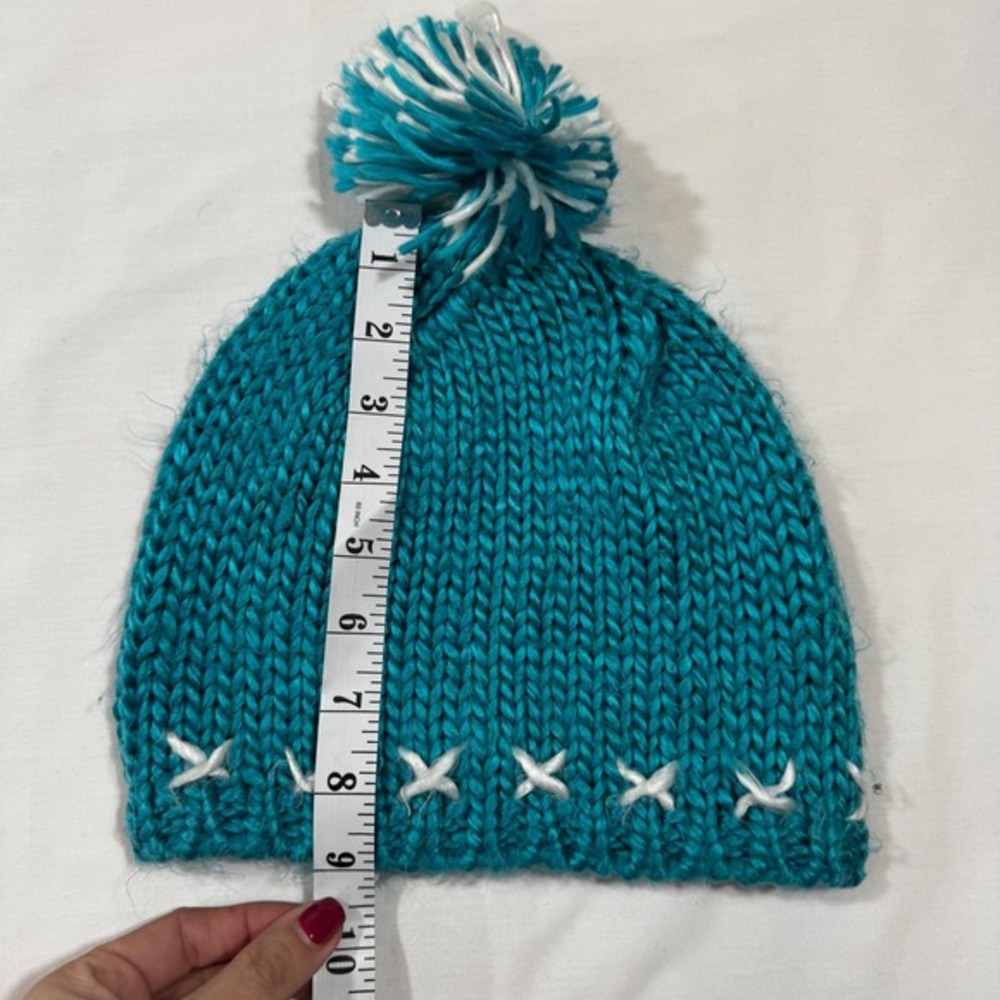 Burton Bright Blue Knit Beanie Hat - Picture 7 of 8